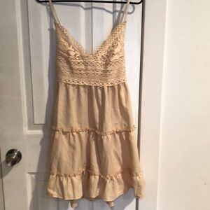 Cute Tan Summer Dress